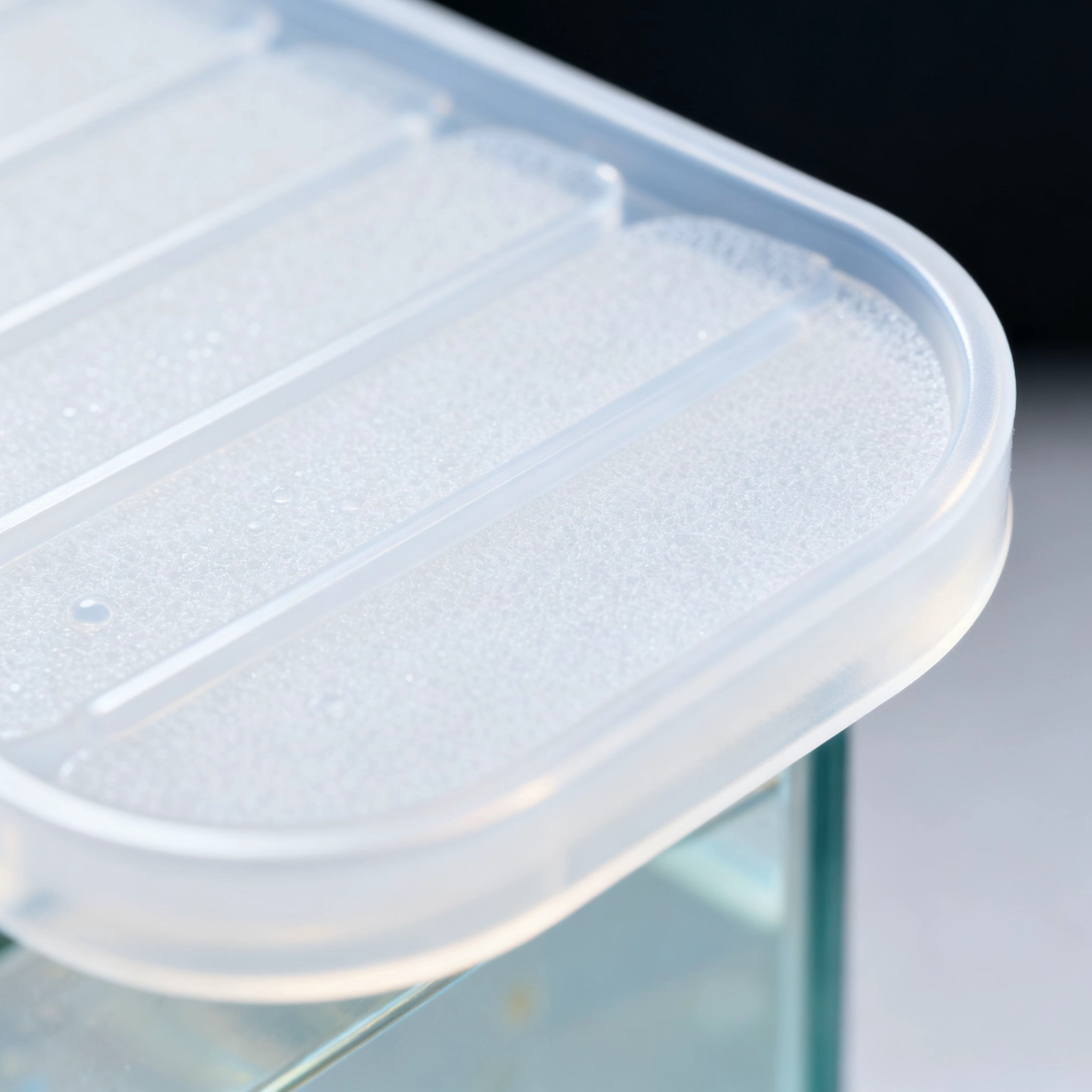 Fish tank silicone transparent sheet sealed leak-proof and protective cushioning