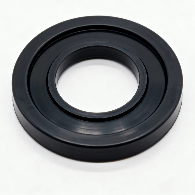Round bearing silicone gasket sealed protective bearing interior and buffer shock absorption