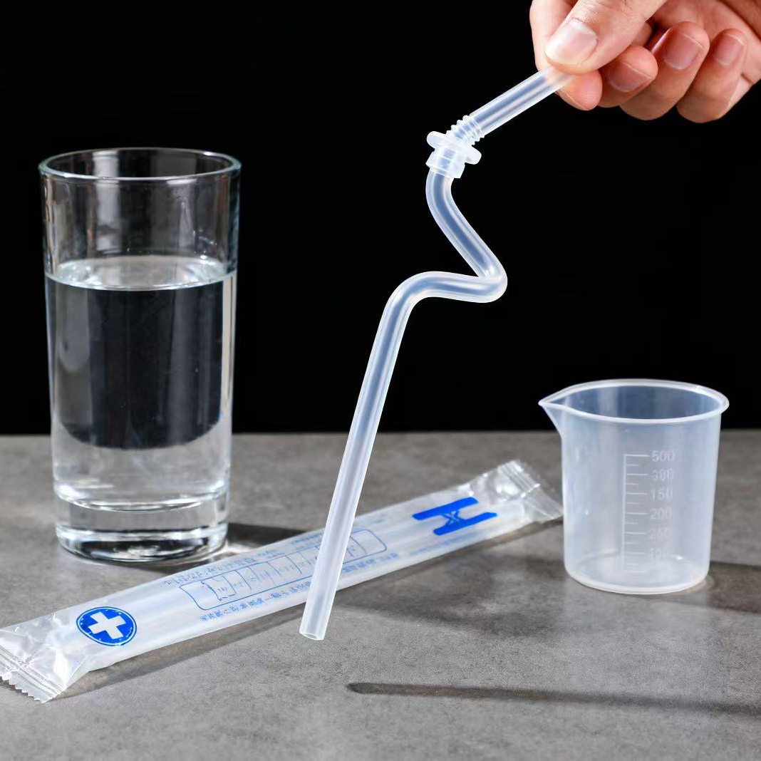 Creative silicone straw, safe, harmless and interesting decoration