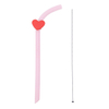 Creative silicone straw, safe, harmless and interesting decoration