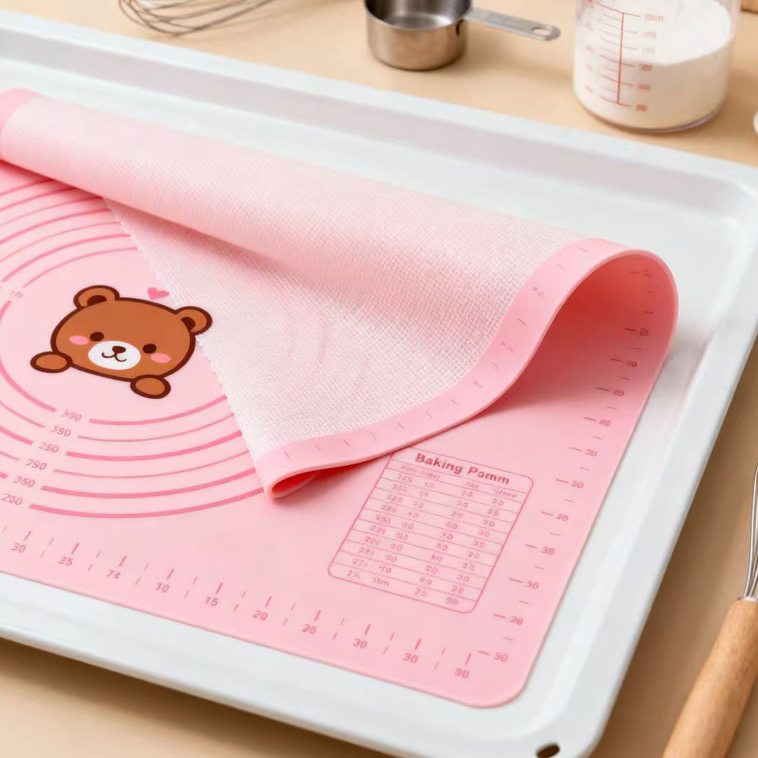 Baking tray silicone pad is non-stick and easy to remove from the mould