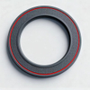 Round bearing silicone gasket sealed protective bearing interior and buffer shock absorption