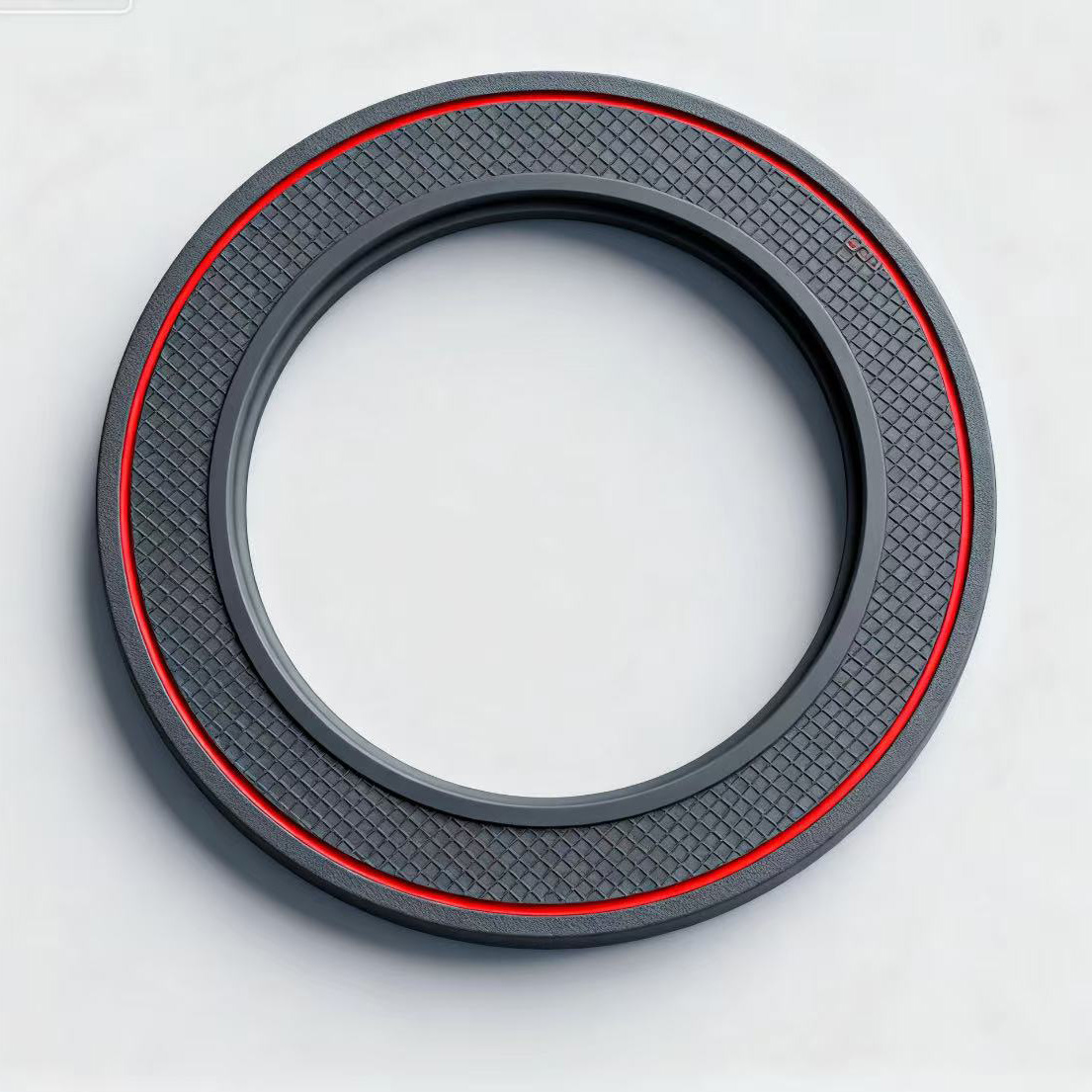 Round bearing silicone gasket sealed protective bearing interior and buffer shock absorption
