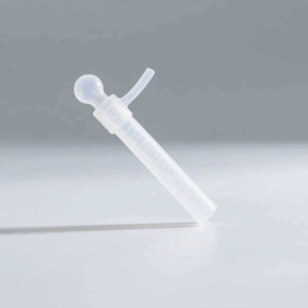 Baby feeding silicone straw assists babies to ingest fluid supplemental food safely and conveniently