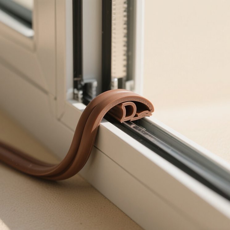 Door and window silicone seal, sound insulation, heat insulation, dustproof, waterproof