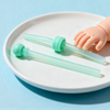 Baby feeding silicone straw assists babies to ingest fluid supplemental food safely and conveniently