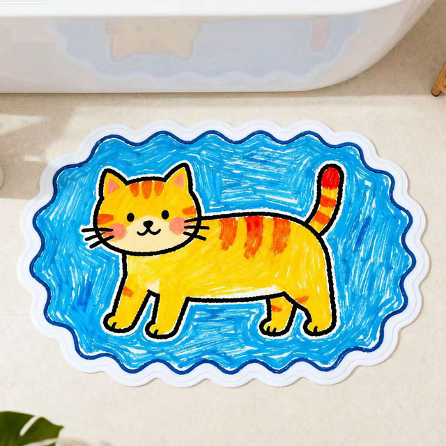 Bathroom anti-slip silicone pad core anti-slip anti-fall protection personal safety