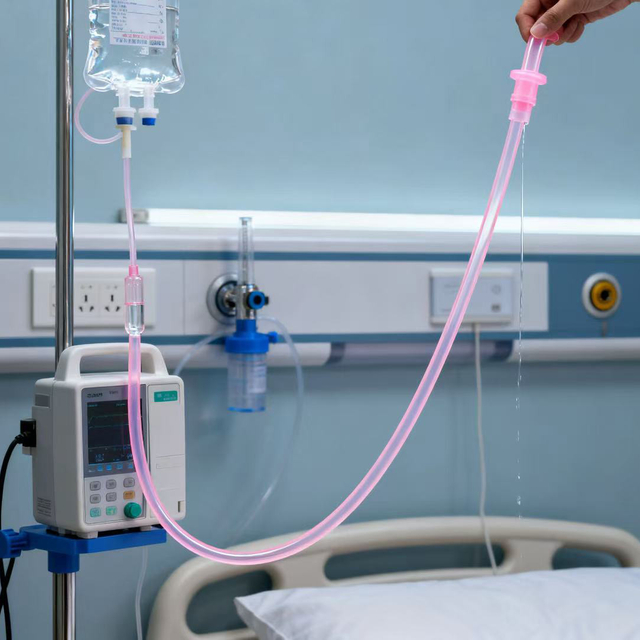 Conveying silicone straw uses the characteristics of silicone to stably convey liquid or gas media