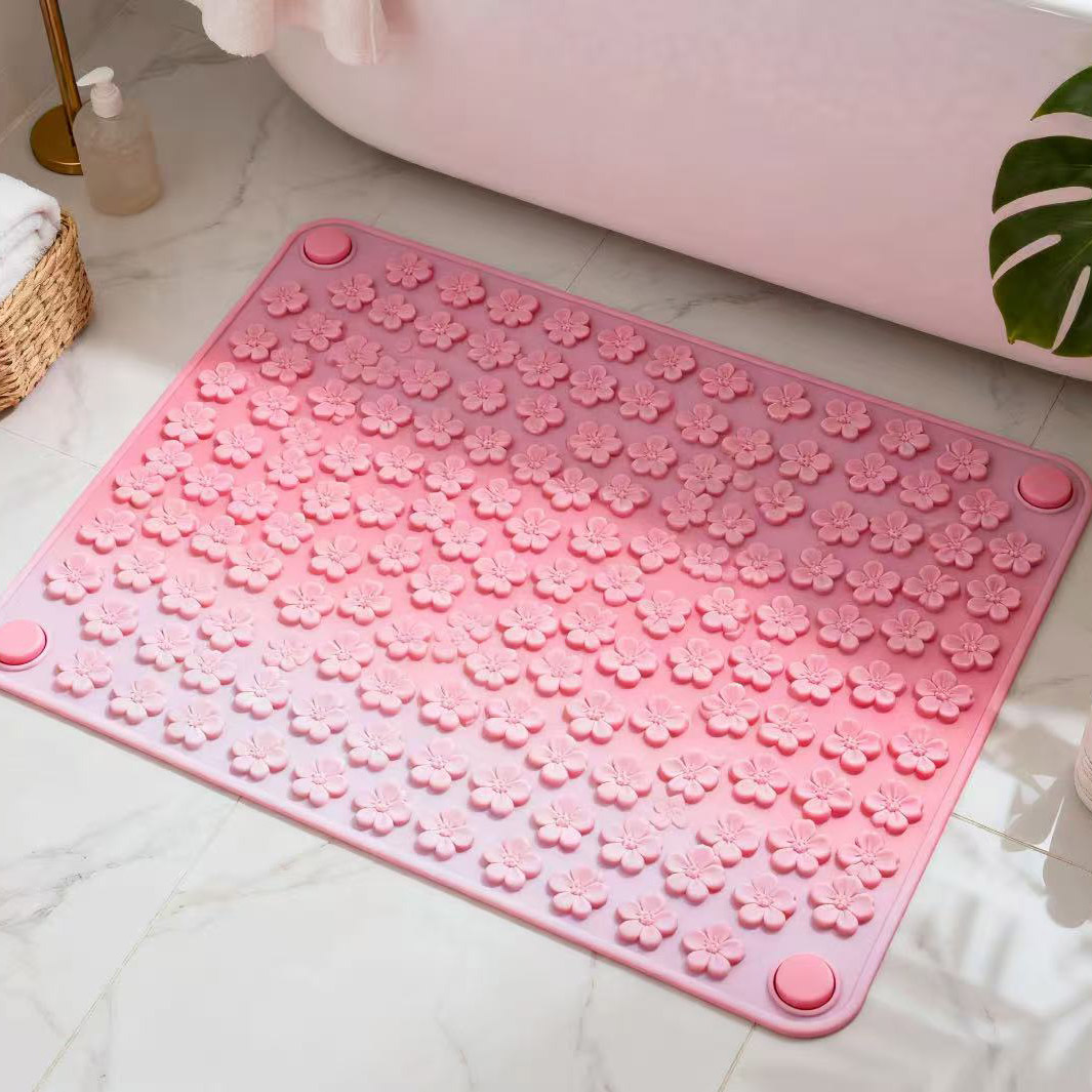 Bathroom anti-slip silicone pad core anti-slip anti-fall protection personal safety